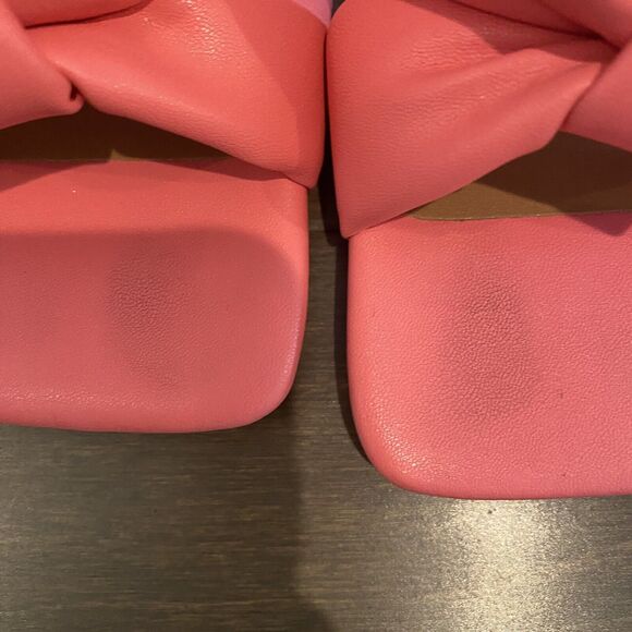 A New Day Heels Sandals Women’s 7.5 Pink Memory Foam - Picture 10 of 11